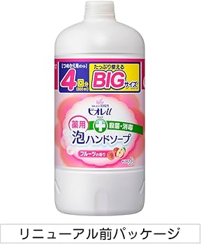 ビオレu 泡ハンドソープ つめかえ用 800ml Amazon.co.jp: ビオレu 泡ハンドソープフルーツつめかえ 800ML
